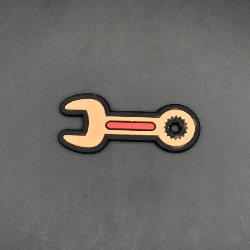(5/$15) Wrench Tool Construction Croc Charm